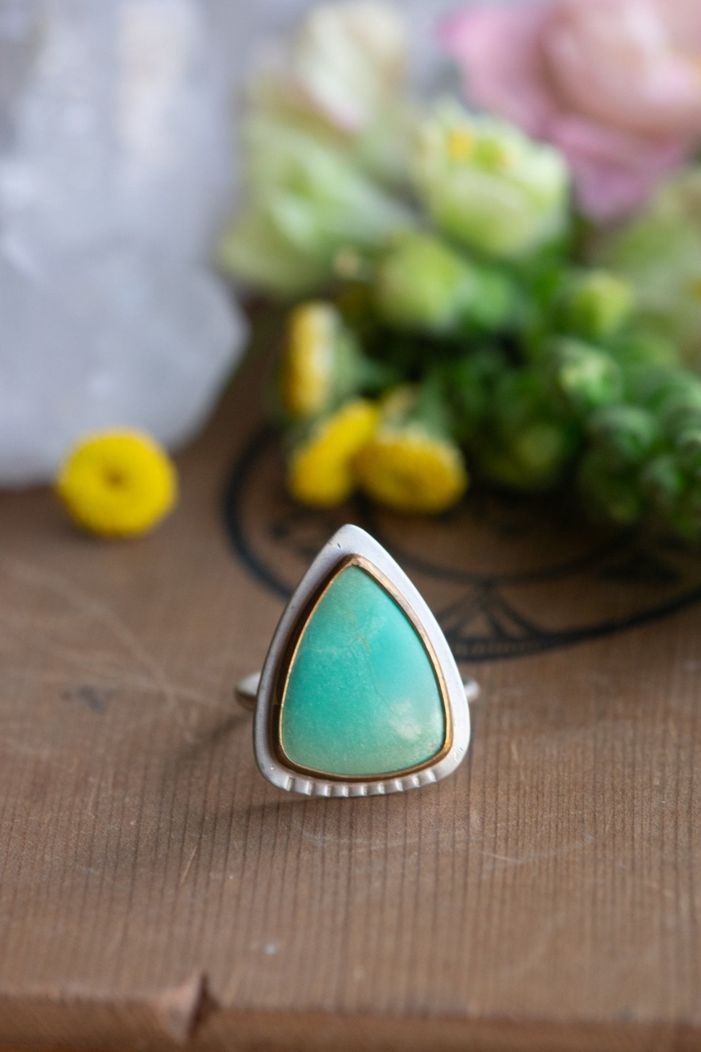 VIRDANT VARISCITE RING