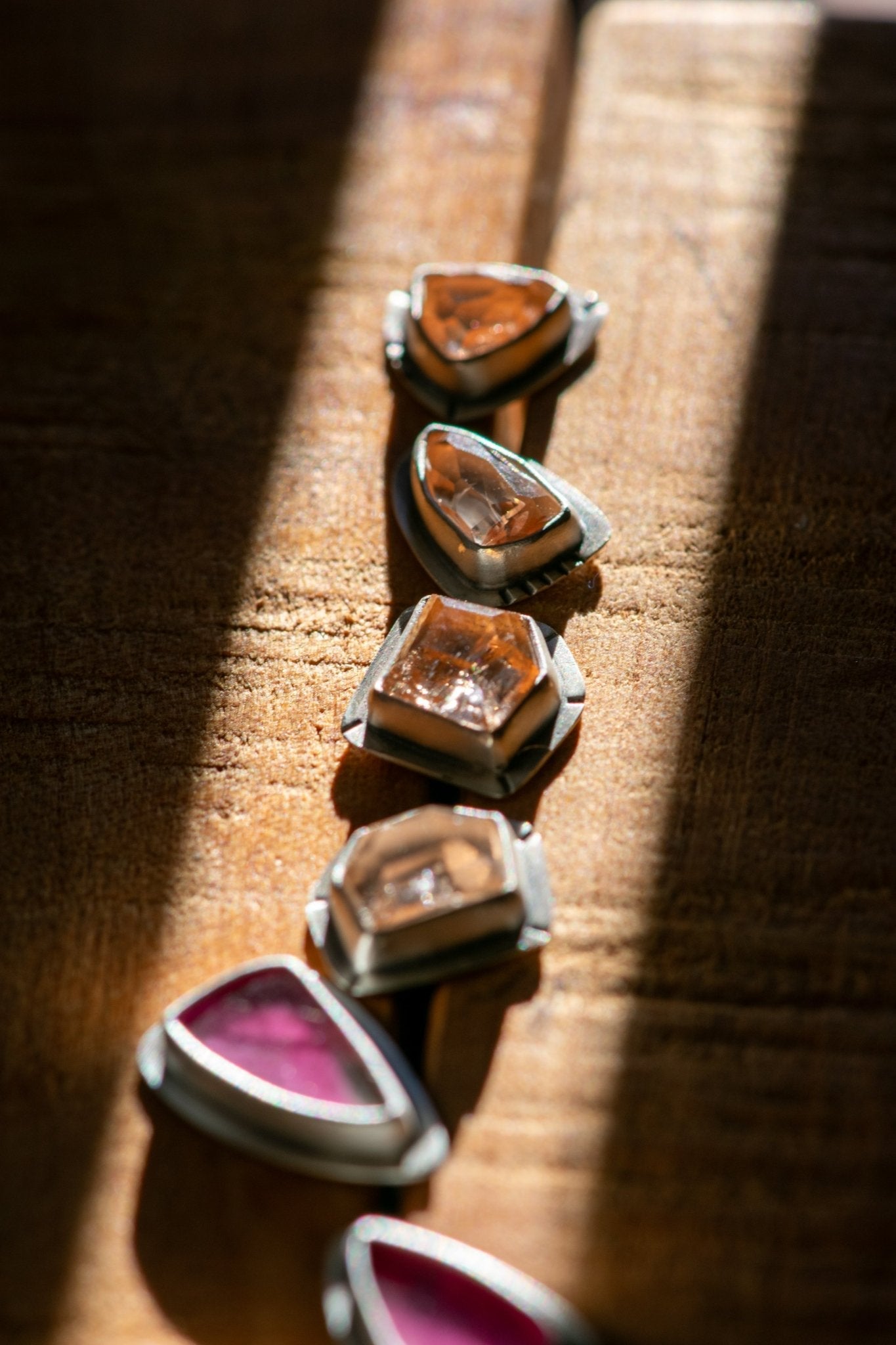 WABI SABI TOPAZ STUDS