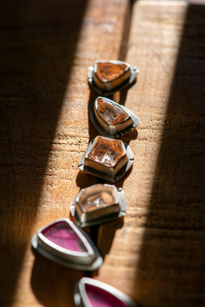 WABI SABI TOPAZ STUDS
