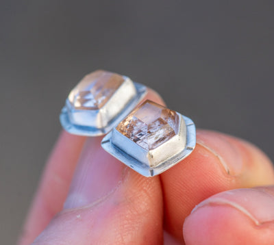 WABI SABI TOPAZ STUDS