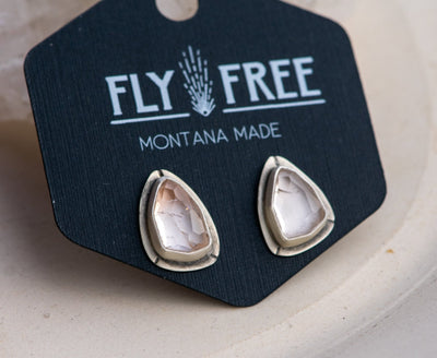 WABI SABI TOPAZ STUDS