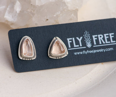WABI SABI TOPAZ STUDS