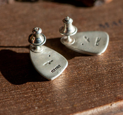 WABI SABI TOPAZ STUDS