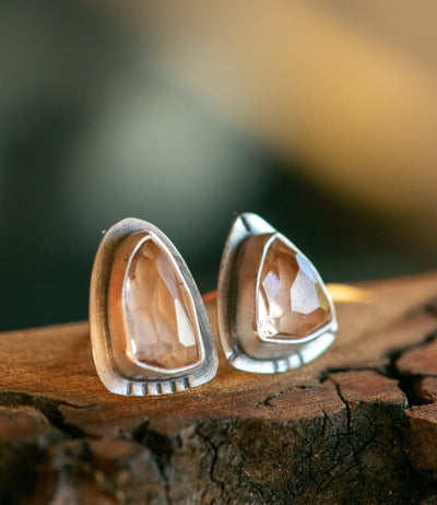 WABI SABI TOPAZ STUDS
