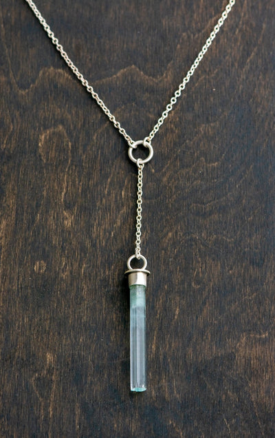 WHERE THE WILD THINGS ARE AQUAMARINE NECKLACE