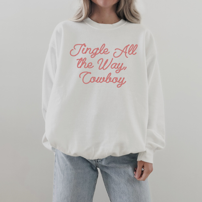 Jingle All the Way, Cowboy Crewneck Sweatshirt