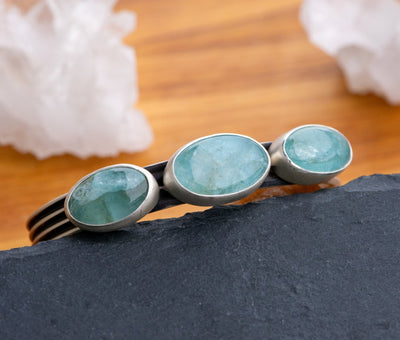 WILDCARD AQUAMARINE CUFF