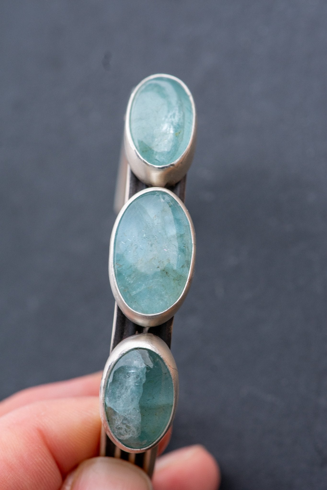 WILDCARD AQUAMARINE CUFF