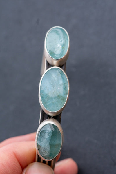 WILDCARD AQUAMARINE CUFF