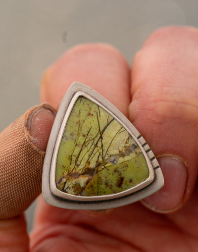 WILLOW GREEN OPAL RING