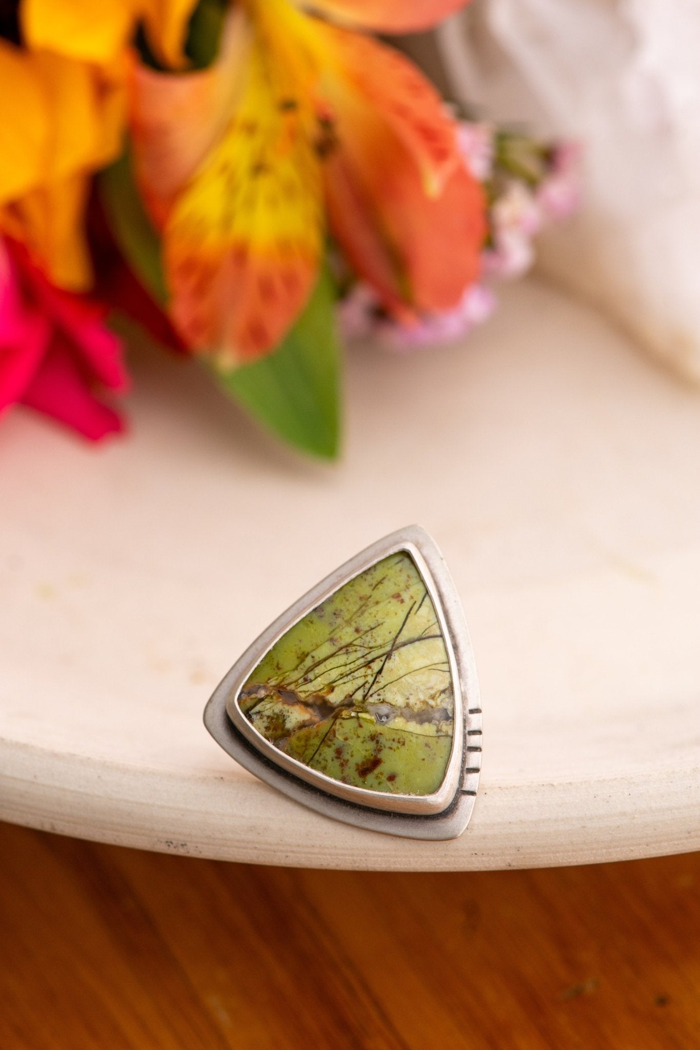 WILLOW GREEN OPAL RING