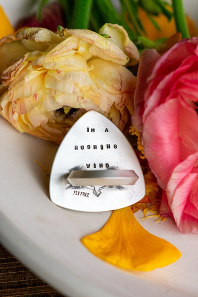 WOMAN LABRADORITE RING