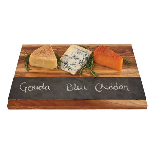 Wood & Slate Cheese Board - Brazen Ranch