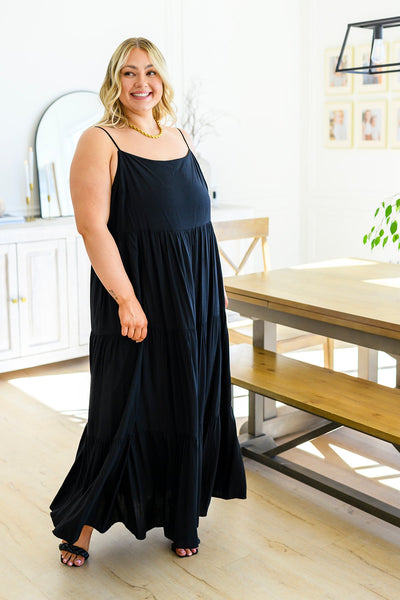 Classically Cool Tiered Maxi Dress - Brazen Ranch