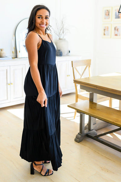 Classically Cool Tiered Maxi Dress - Brazen Ranch