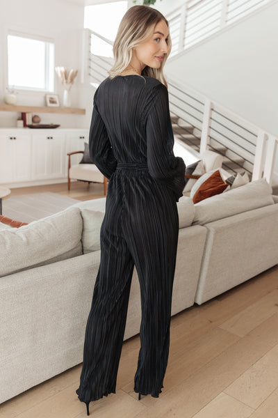 Night Out Plisse Jumpsuit