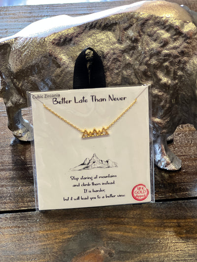 Better Late Than Never Necklace - Brazen Ranch