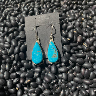 Turquoise Teardrop Dangles - Brazen Ranch