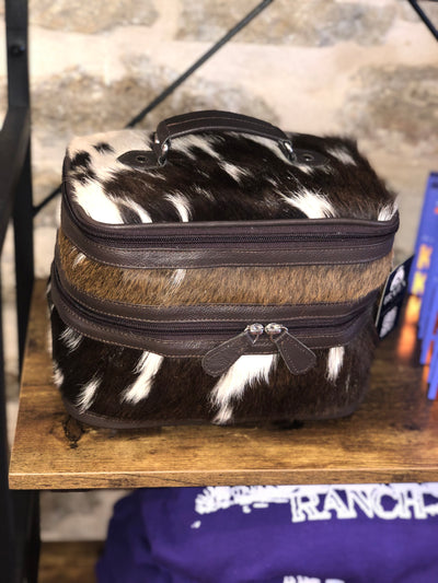 Cowhide cosmetic bag - Brazen Ranch