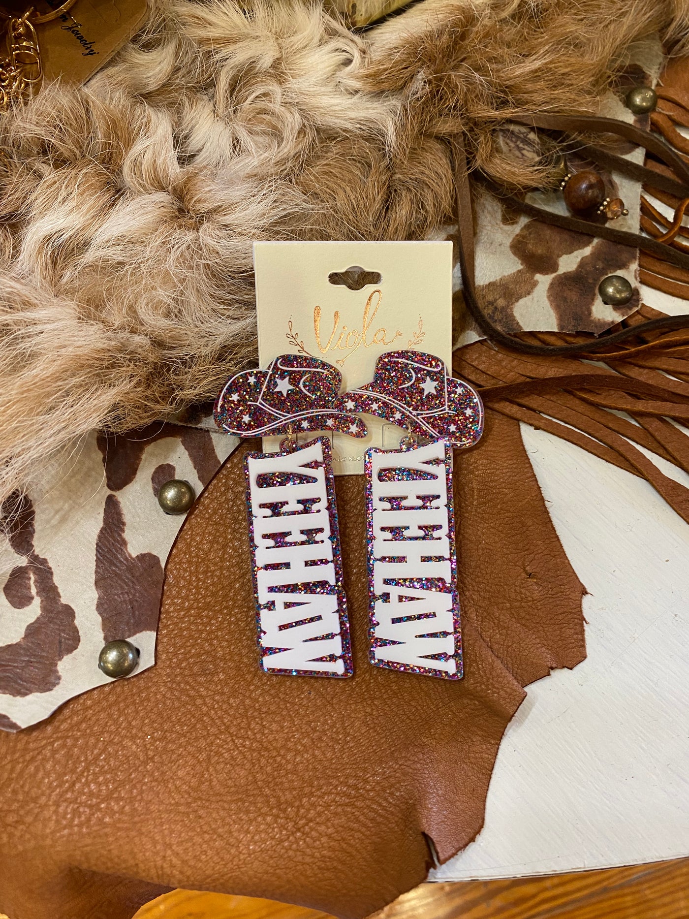 Yeehaw Earrings - Brazen Ranch