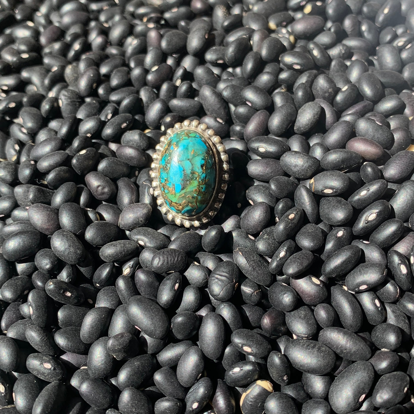 Turquoise Copper Ring - Brazen Ranch