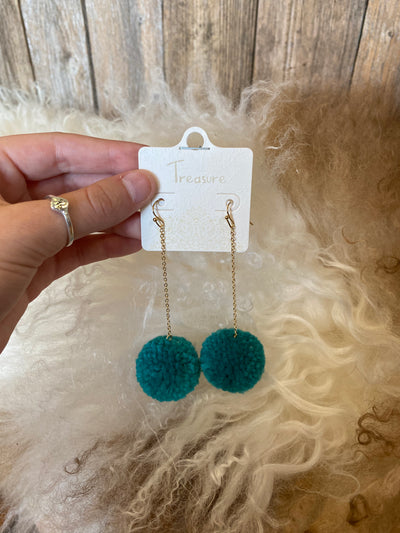 Mini Pom earrings - Brazen Ranch